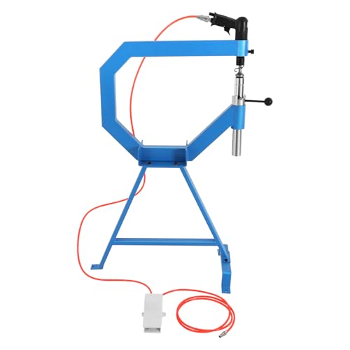 Pneumatic Planishing Hammer, 50–100 PSI Polier und Glätthammer 875-1350 rpm, Metallener Abflachhammer mit Fußschalter 1"/2"/3"-Amboss von WAPHOERTE