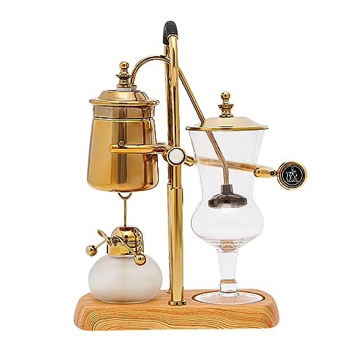 WAPHOERTE Siphon-Kaffeemaschine, Retro Handbrau-Kaffeekanne, Vakuum-Kaffeeextraktor, Luxuriöses Siphon-Kaffeemaschinen-Set für Kaffeeshops und Getränke Läden von WAPHOERTE