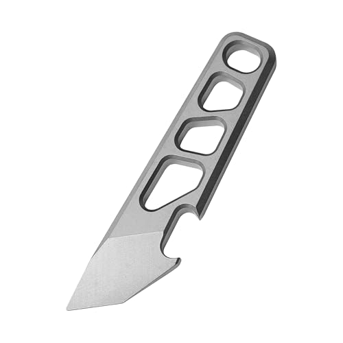 WARHERO Titan EDC Tools Brechstange mit Flaschenöffner, Taschenschlüsselanhänger, Multi-Tool, Mini-Brecheisen von WARHERO