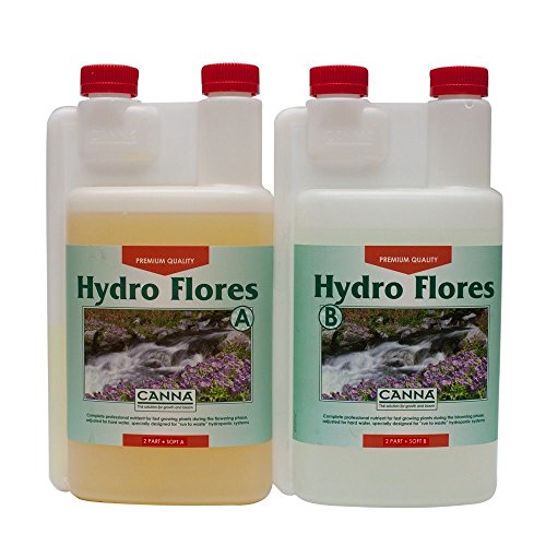 Canna Hydro Flores a+b Set 1 Liter Hartwasser von WARMHAND
