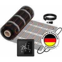 Wandheizmatten Warmon classic light 100 W/m² mit Thermostat s 100 Smart WiFi Touch schwarz - 1,5 m² Wandheizmatten Warmon classic light 100 W/m² mit Thermostat s 100 Smart WiFi Touch schwarz - 1,5 m² von WARMON