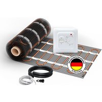 Warmon - Heizmatte ultra 200 W/m² inkl. ts 25 Raumthermostat Analog - 3,5 m² von WARMON