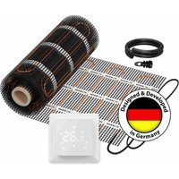 Warmon - Wandheizmatten classic light 100 W/m² mit Thermostat s 100 Touch weiß - 2 m² Warmon - Wandheizmatten classic light 100 W/m² mit Thermostat s 100 Touch weiß - 2 m² von WARMON