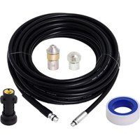 15 m Abflussreiniger, Kärcher Abflussspirale kompatibel mit Kärcher K2, K3, K4, K5, K6, K7, 180 bar 60 °C Hochdruckreiniger zum Reinigen und von WARSIONE