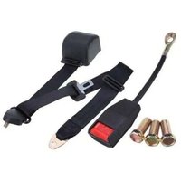 3-Punkt-Sicherheitsgurt für PKW und LKW, universell verstellbarer, einziehbarer Sicherheitsgurt, schwarz, einfach zu bedienen, 3-Punkt-Sicherheitsgurt von WARSIONE