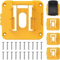 5-teiliges Batteriehalter-Set für Dewalt 20V-Akkus, Wandmontage-Batterieorganizer, Aufbewahrungsregal von WARSIONE