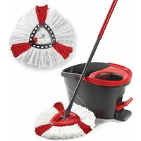 5er Set für O-Cedar/Vileda Triangle Mop Heads Microfibre Easy Wring Clean Turbo Refill Mop Replacement Head Set (für Vileda)(5 Ersatz-Mop-Köpf) von WARSIONE