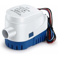 Automatische Bilgepumpe, 12 V, 1100 GPH, geräuscharme automatische Flüssigkeitspumpe für Schiffe, Wasserpumpe für Boote, Teiche, Schwimmbäder von WARSIONE