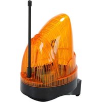 Universelle automatische Torblitzleuchte (220 V) mit 433,92-MHz-Antenne, AC/DC 12–265 V Weitbereichs-LED-Blinkleuchte, wasserdicht, inklusive von WARSIONE