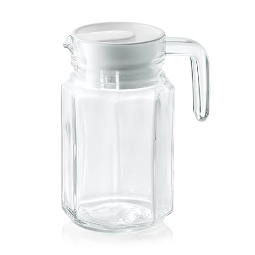 30x Glas Krug/Karaffe mit Deckel 0,5 l von WAS Germany