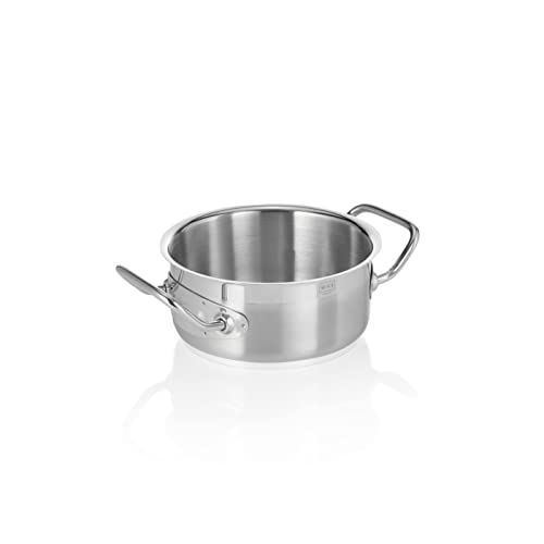 Bratentopf Cookware 21, Ø 16 cm, Chromnickelstahl 18/10 von WAS Germany