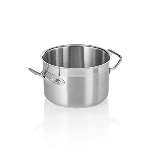 Bratentopf Cookware 21, Ø 20 cm, Chromnickelstahl 18/10 von WAS Germany