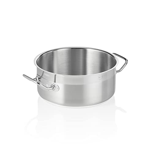 Bratentopf Cookware 21, Ø 24 cm, Chromnickelstahl 18/10 von WAS Germany