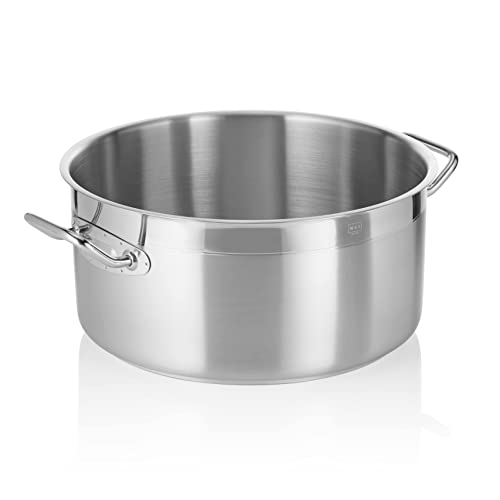 Bratentopf Cookware 21, Ø 40 cm, Chromnickelstahl 18/10 von WAS Germany