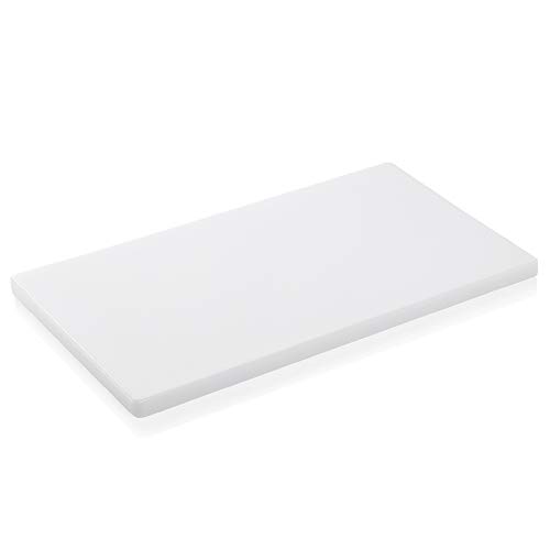 WAS 1830600 Schneidbrett PP, weiß - 60x40x2 cm von WAS Germany