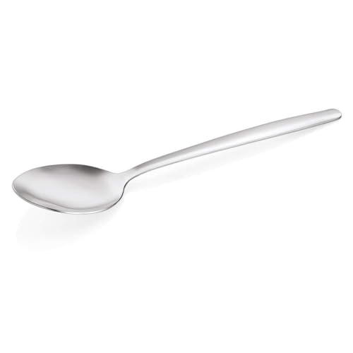 WAS 502 002 NP 80 Basic Chromstahl Menülöfel, Länge 19cm, Höhe 1cm, 12 Stück von WAS Germany