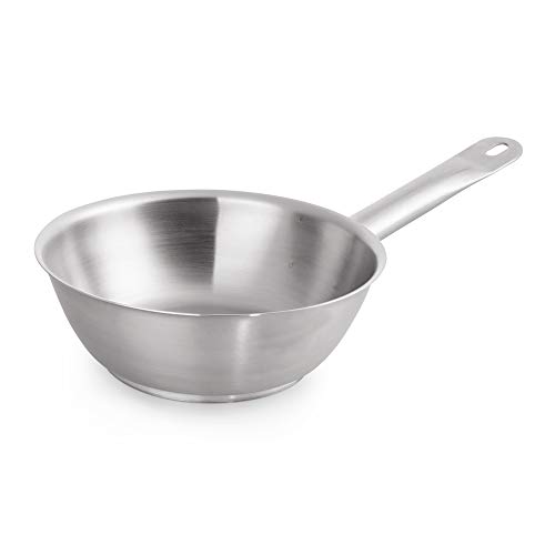 WAS 5042 240 Sauteuse, 24cm Durchmesser, 8cm Hohe, 2.5 L von WAS Germany