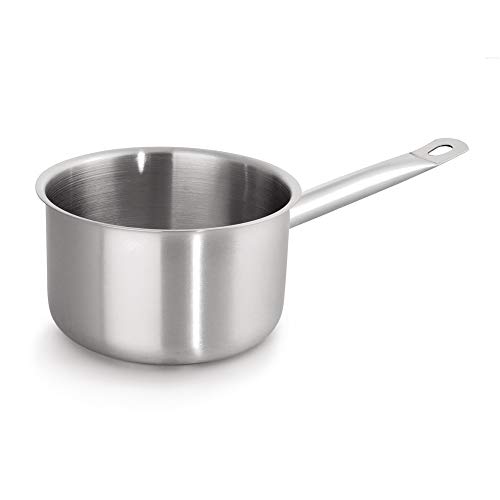 WAS 5120 240 Fache Form Stielkasserolle, 24cm Durchmesser, 13cm Hohe, 6 L von WAS Germany