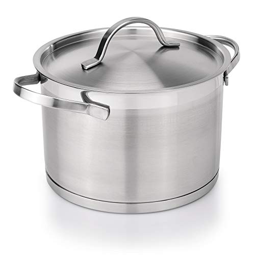 WAS 5405 200 Fleischtopf mit Deckel, 20cm Durchmesser, 13.5cm Hohe, 4.2 L von WAS Germany