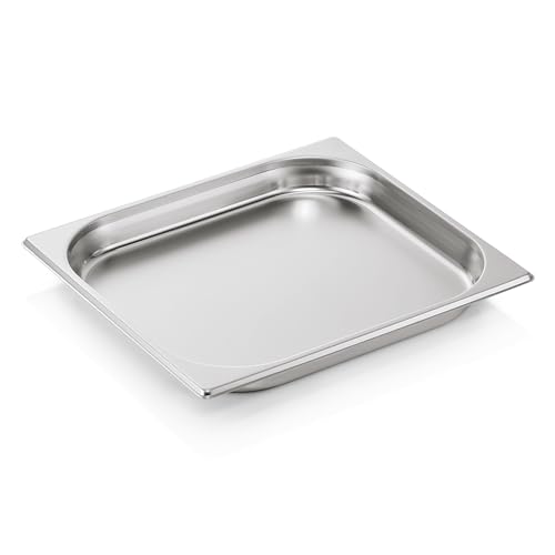 WAS 7523 040 Serie 75 Eco-Line Xtra Preiswert GN 2/3 Behälter, 34.5cm Länge, 32.5cm Breite, 4cm Höhe, 3L von WAS Germany