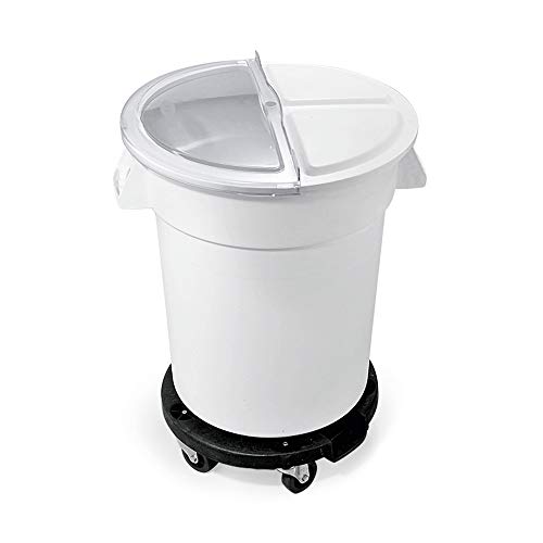 WAS 9217 001 Polyethylen Transporttrolley für 9217 760 Zutaten/Lagerbehälter, 46.0cm Durchmesser, 9.5cm Höhe WAS 9217 001 Polyethylen Transporttrolley für 9217 760 Zutaten/Lagerbehälter, 46.0cm Durchmesser, 9.5cm Höhe von WAS Germany
