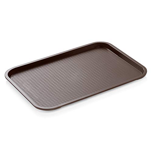 WAS 9225 350 Serie 9220 Polypropylen Tablett, 35,0 cm x 27,0 cm, Braun von WAS Germany