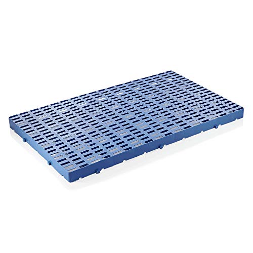 WAS 9972 100 HDPE Kunststoff Bodenrost-System, 60cm Länge, 30cm Breite, 2.5cm Höhe von WAS Germany