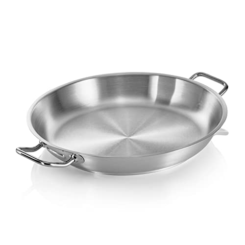 WAS Germany Bratpfanne Cookware 21, Ø 40 cm, Chromnickelstahl 18/10 von WAS Germany