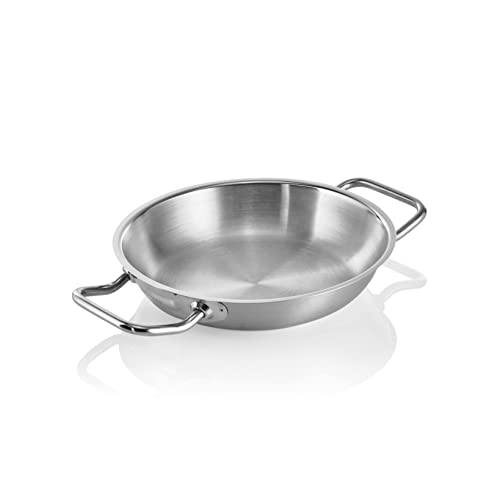 WAS Germany Bratpfanne Cookware 21, Ø 20 cm, Chromnickelstahl 18/10 von WAS Germany