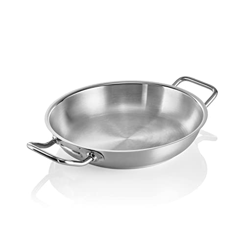 WAS Germany Bratpfanne Cookware 21, Ø 28 cm, Chromnickelstahl 18/10 von WAS Germany