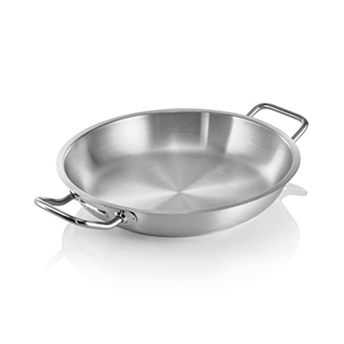 WAS Germany Bratpfanne Cookware 21, Ø 32 cm, Chromnickelstahl 18/10 von WAS Germany