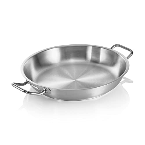 WAS Germany Bratpfanne Cookware 21, Ø 36 cm, Chromnickelstahl 18/10 von WAS Germany