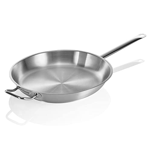 WAS Germany Pfanne Cookware 21, Ø 40 cm, Chromnickelstahl 18/10 von WAS Germany