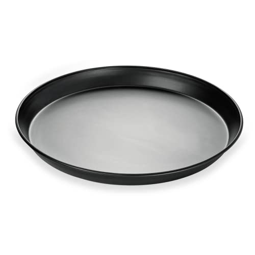 WAS Germany Pizzablech Blaublech 18cm Durchmesser 2,5cm gebördelter Rand - rundes Ofenblech zum Pizzabacken in Pizzaofen Grill Backofen - 2290 200 von WAS Germany