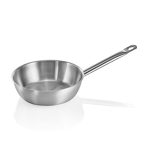 Sauteuse Cookware 21, Ø 20 cm, Chromnickelstahl 18/10 von WAS Germany