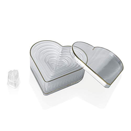 WAS 1897 107 Polycarbonat Ausstechformen Set, Herz, Gewellt, Set mit 7 WAS 1897 107 Polycarbonat Ausstechformen Set, Herz, Gewellt, Set mit 7 von WAS IST WAS