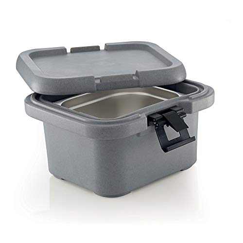 WAS 3718 150 Kunststoff GN Thermotransportbehälter für GN Behälter 1/2, 44cm x 37.5cm x 25cm von WAS IST WAS