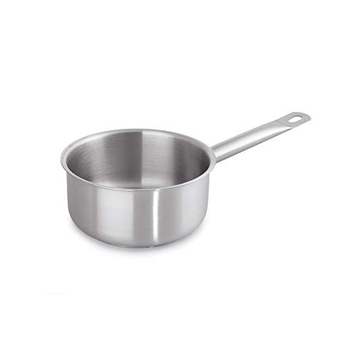 WAS 5020 280 Stielkasserolle, Fache Form, 28cm Durchmesser, 12cm Hohe, 8 L von WAS IST WAS