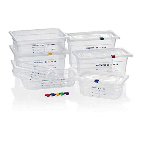 WAS 8711 200 87 Serie Polypropylen Gastronormbehälter mit Stapelrand, Transparent, 26.40L, 1/1 GN, 200mm Höhe WAS 8711 200 87 Serie Polypropylen Gastronormbehälter mit Stapelrand, Transparent, 26.40L, 1/1 GN, 200mm Höhe von WAS