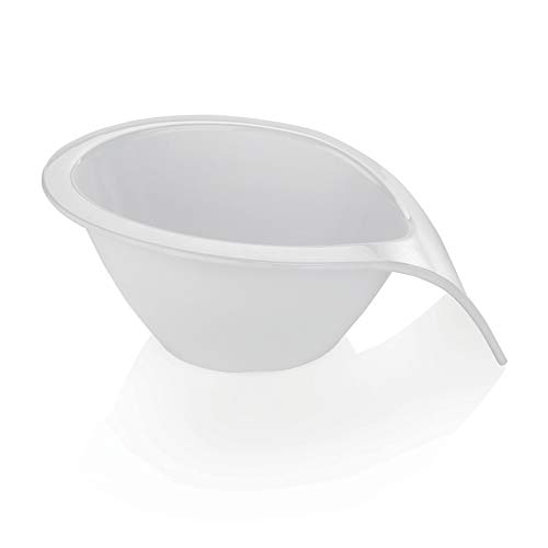 WAS 9347 270 Melamine Schale mit Gebogenem Grif, 1,00 ltr., 27 x 18,5 x 11,5 cm von WAS