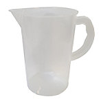 Jos ten Berg Messbecher Polypropylen 3 Liter 23,8 cm x 24,0 cm x 24,0 (HxBxL) Transparent von WAS