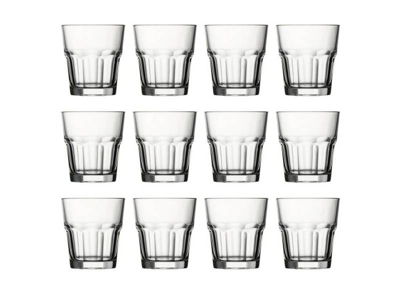 WAS Cocktailglas Cocktailgläser, Whiskygläser 12er-Set - Casablanca, 355 ml von WAS