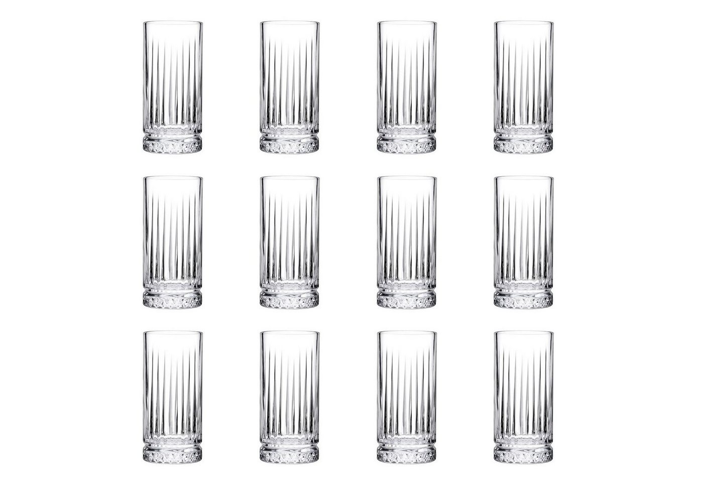 WAS Longdrinkglas Longdrinkgläser, Trinkgläser 12er-Set - Elysia, 445 ml WAS Longdrinkglas Longdrinkgläser, Trinkgläser 12er-Set - Elysia, 445 ml von WAS