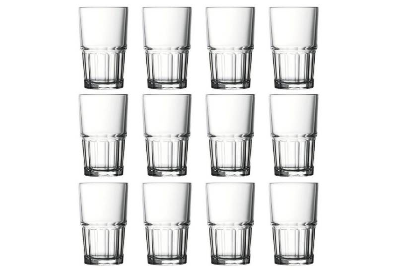 WAS Longdrinkglas Longdrinkgläser, Trinkgläser 12er Set - Next, 284ml von WAS