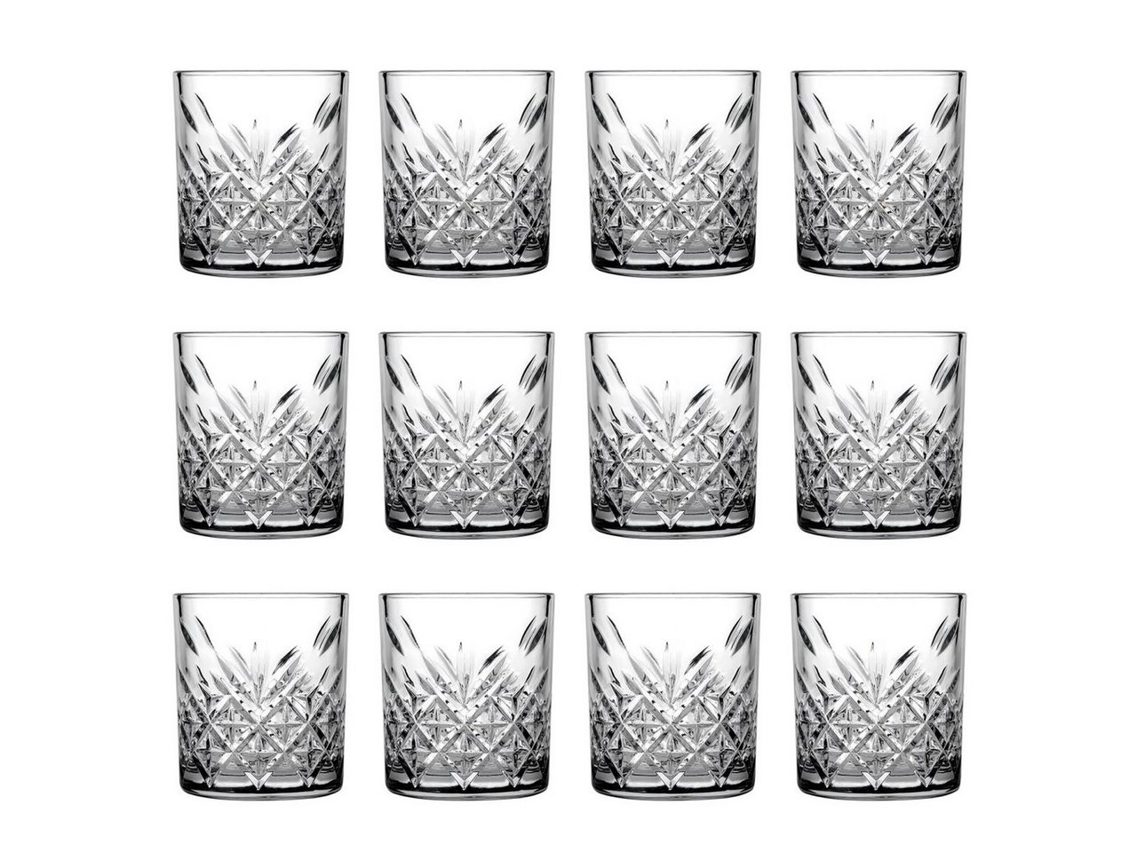 WAS Whiskyglas Cocktailgläser, Whiskygläser 12er-Set - Timeless, 205 ml WAS Whiskyglas Cocktailgläser, Whiskygläser 12er-Set - Timeless, 205 ml von WAS