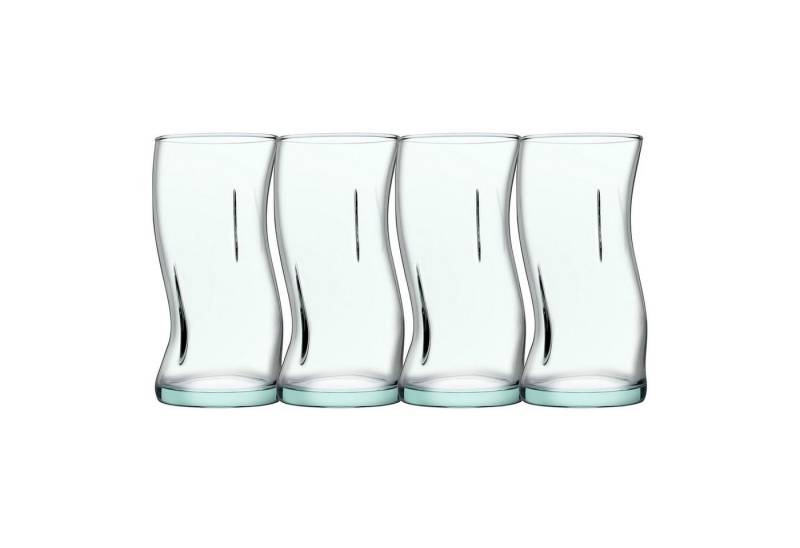 WAS Cocktailglas Longdrinkgläser, Trinkgläser 4er-Set - Amorf, 440 ml von WAS