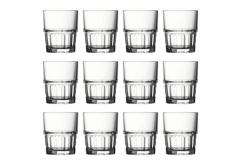 WAS Glas Wassergläser, Trinkgläser 12er Set - Next, 200ml von WAS
