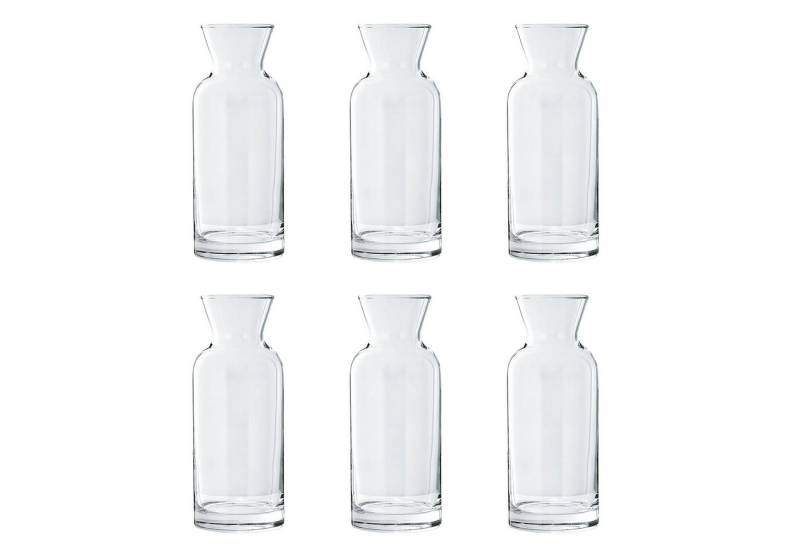 WAS Karaffe Karaffe, Wasserkaraffe, Glaskaraffe - Village, 500 ml, 6er Set von WAS