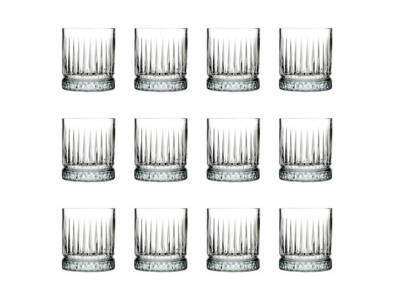 WAS Whiskyglas Cocktailgläser, Whiskygläser 12er-Set - Elysia, 355 ml von WAS