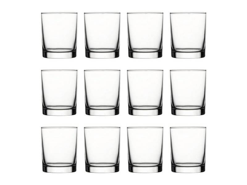 WAS Whiskyglas Cocktailgläser, Whiskygläser 12er-Set - Istanbul, 245 ml von WAS